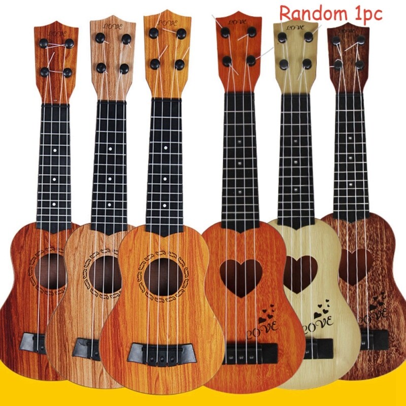 AD8T2 Random color 1pc 32cm/39cm Birthday Gift Children Kids Christmas Education Development Toy Mini Ukulele Musical Instruments Simulation Guitar Malaysia