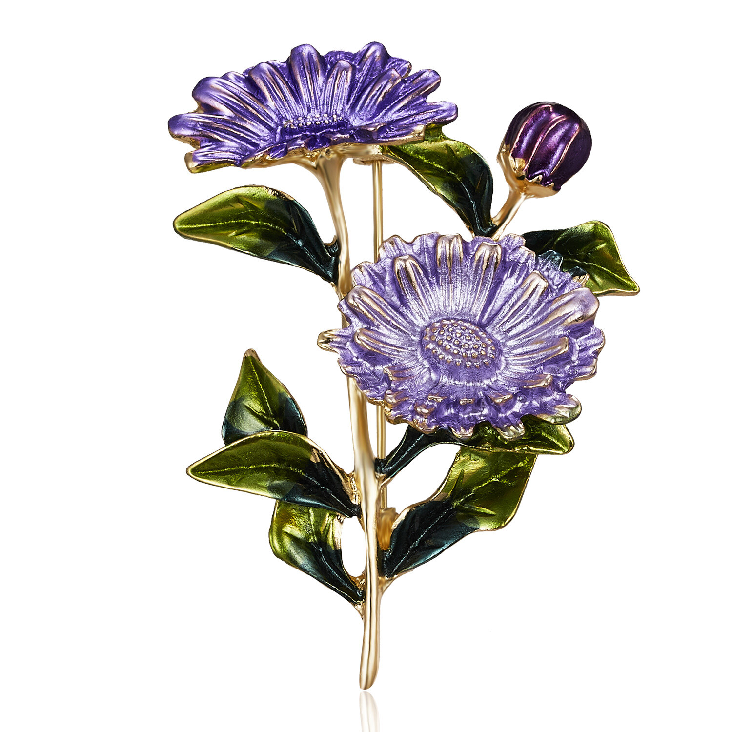 Sunflower Daisy Brooches For Women Lady Fashion Luxury Colorful Flower Pin Plant Brooch Jewelry 3 Colors Design Available Gift