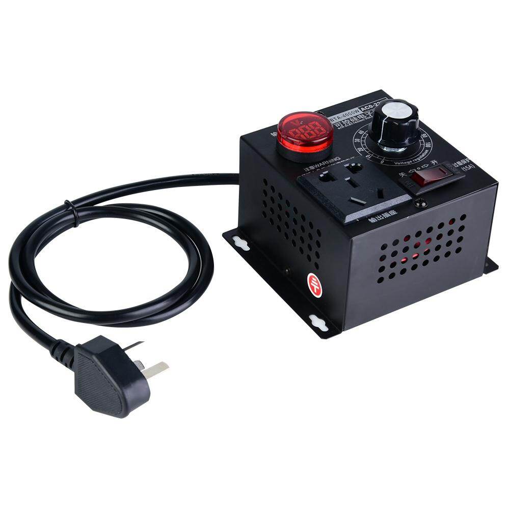 【Hàng Hot】Bộ Điều Chỉnh Điện Áp AC 220V 4000W SCR, Bộ Điều Khiển Tốc Độ Quạt Động Cơ, Thiết Bị Mờ