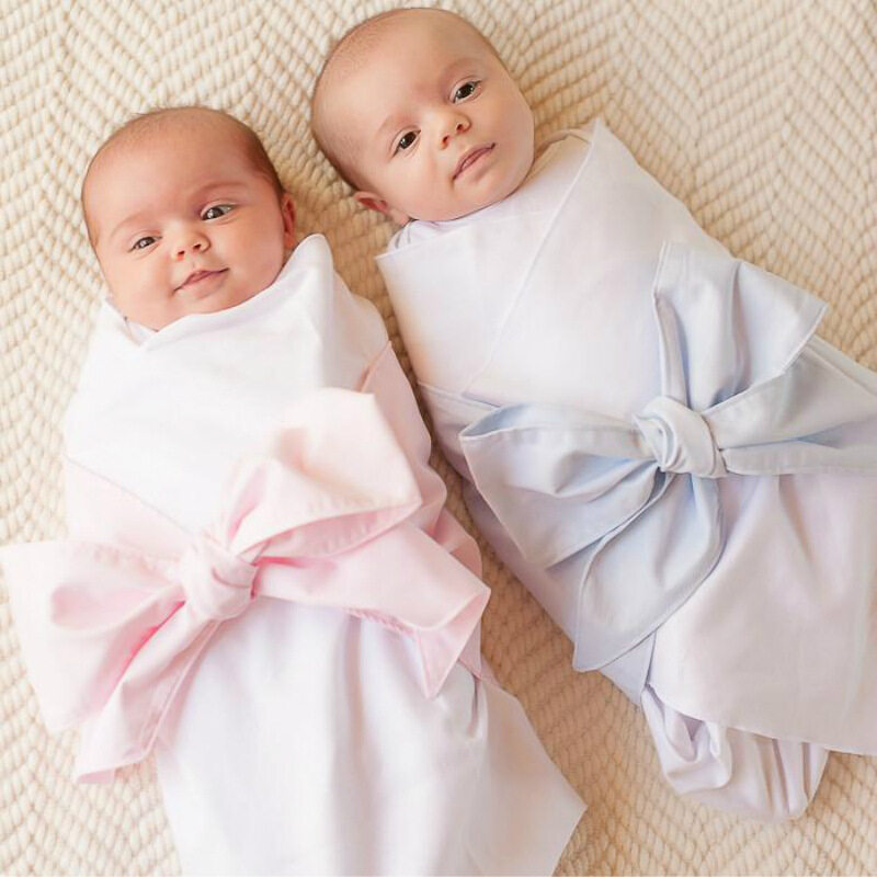 swaddle blanket with bow