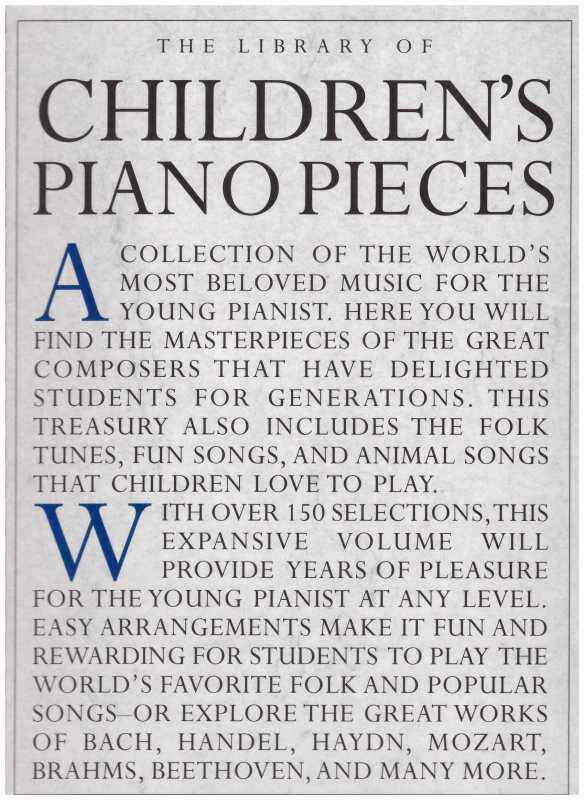 The Library Of Childrens Piano Pieces / Piano Book / Music Book / Classical Piano Book Malaysia