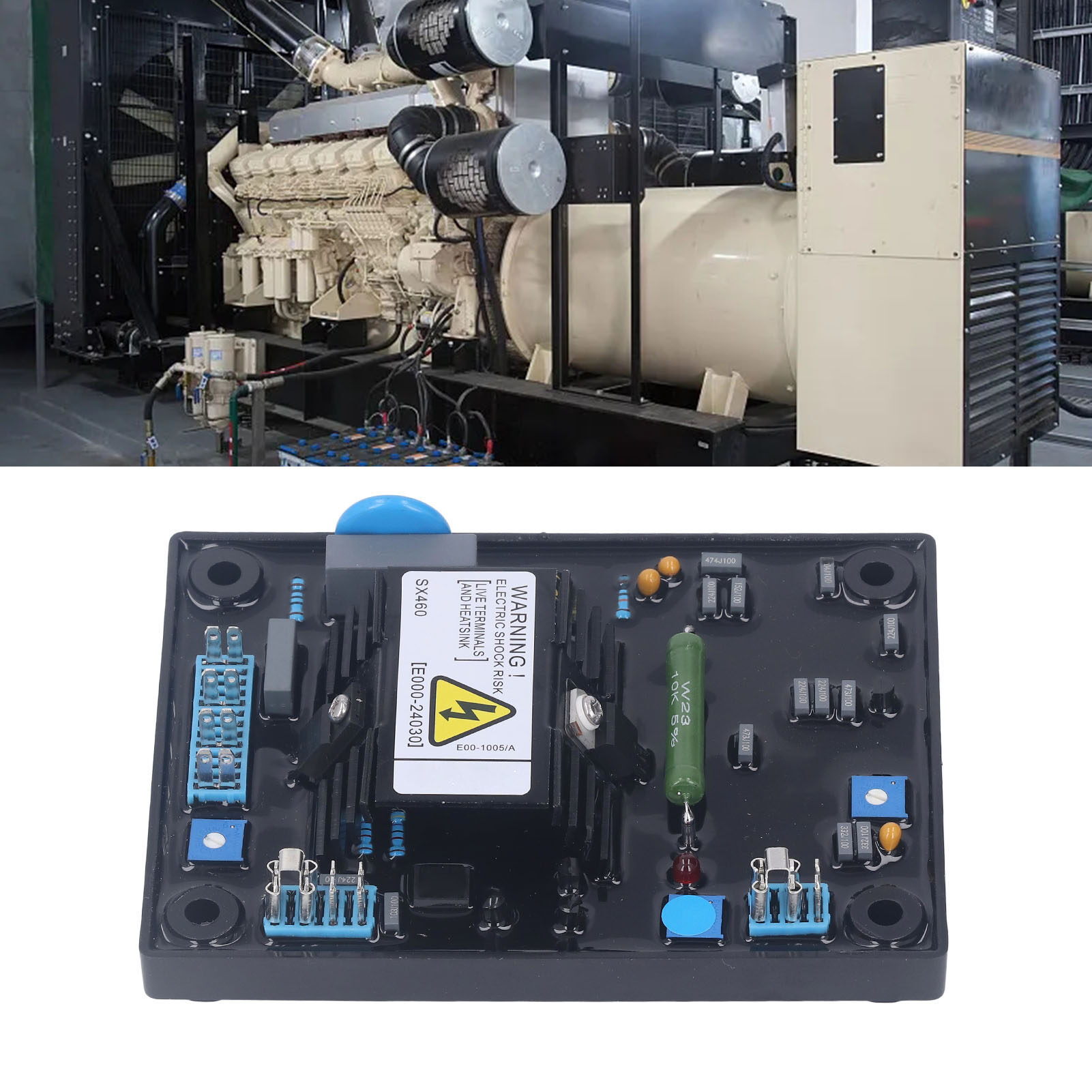 Automatic voltage regulator sx460 190‑264v ac input avr module for 8kw brushless generator