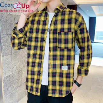 men's fall casual slim fit shirt