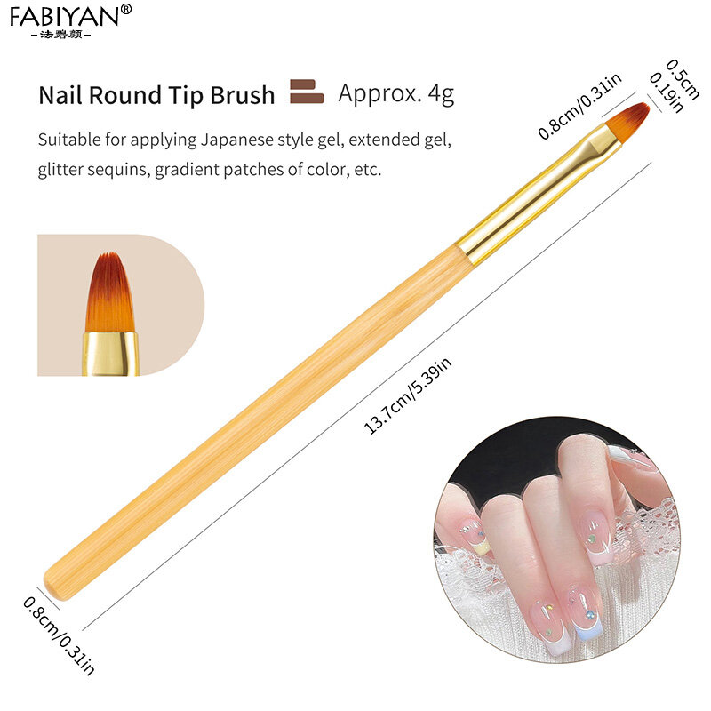 Nail Art Brushes for Salon at Home DIY Nail Art Design Nail Liner Brush UV Gel Nail Art Polish Painting Pen Nail Art Tools