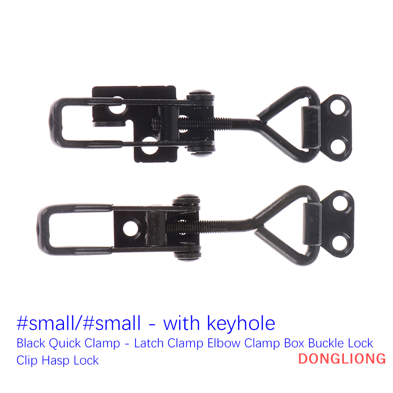 DONGLIONG Toggle Latch Catch Toggle Clamp Adjustable Cabinet Boxes Lever Handle Lock Hasp