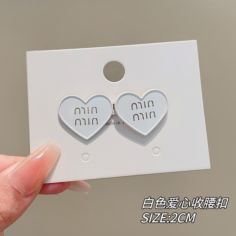 1 cặp Ghim Cài nút quần jean thay thế quần khóa mở rộng thắt lưng nút vải bò co giãn tình yêu trâm cài