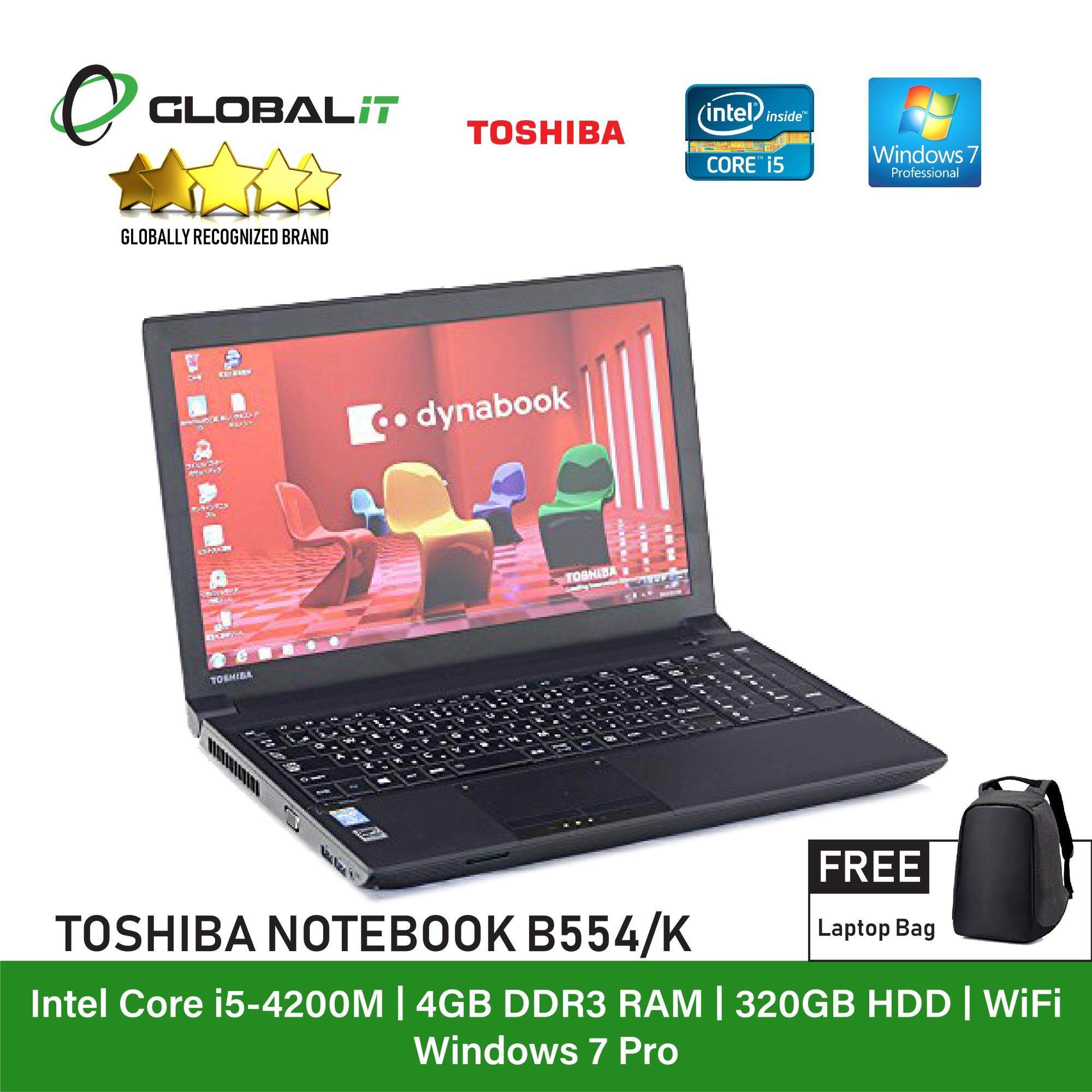 (Refurbished Notebook) Toshiba Dynabook Satellite B554-K Laptop / 15.6