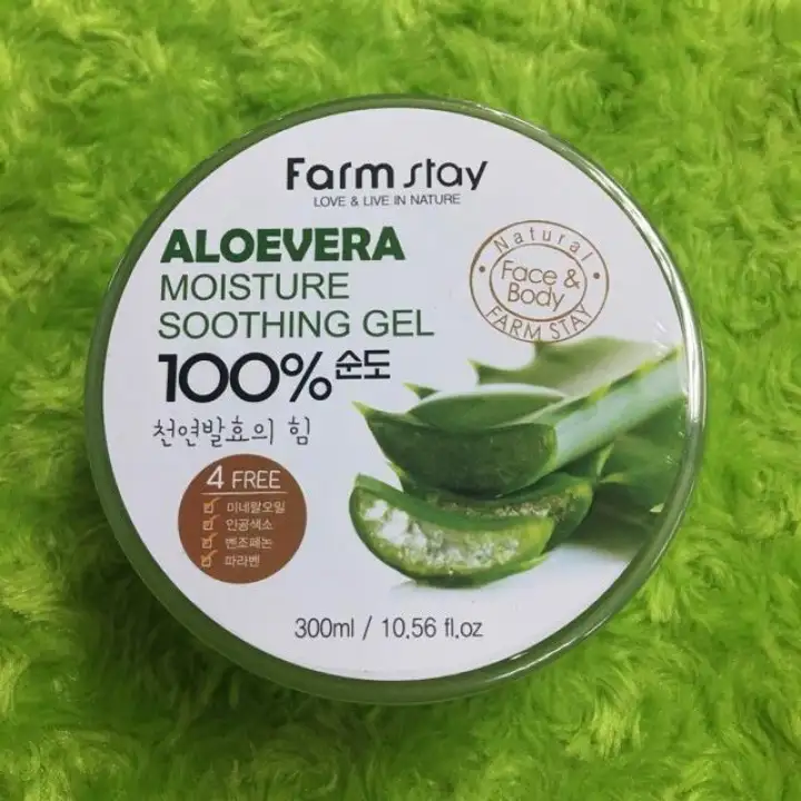 farmstay moisture soothing gel aloevera
