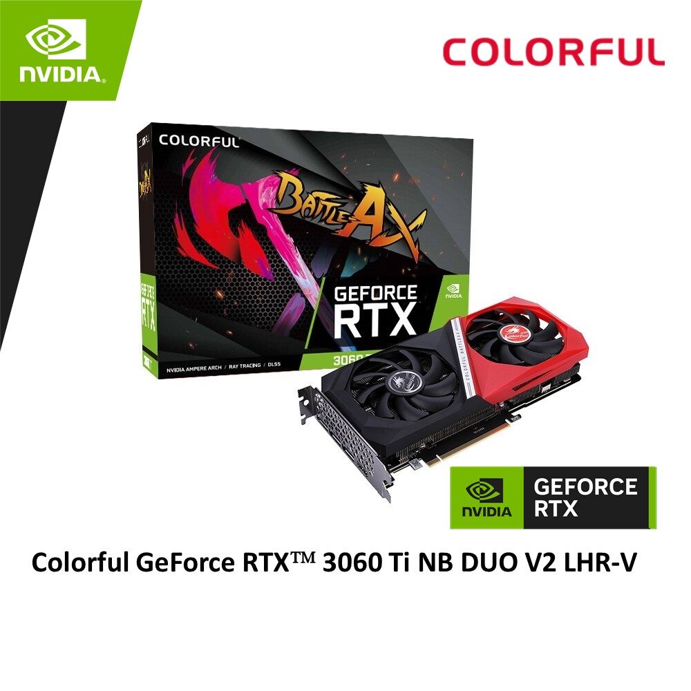 Colorful GeForce RTX 3060 Ti NB DUO G6X-V Graphic Card 8Gb & Up