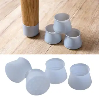 Sealavender 4pcs Lot Table Chair Leg Mat Silicone Non Slip