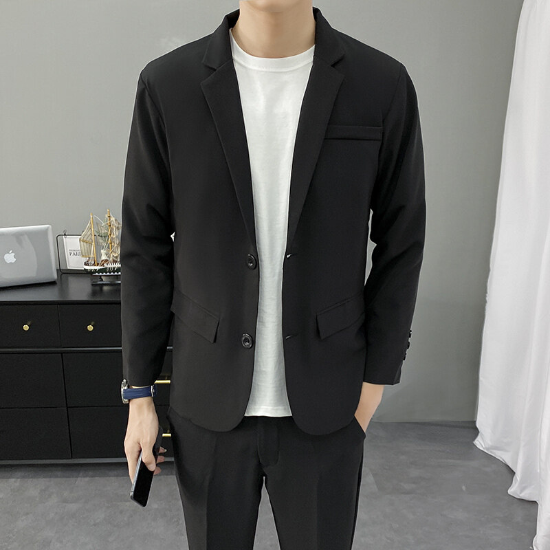Blazer Xu Hướng Phiên Bản Han Nam Đẹp Trai Mới Của Anh Trau Dồi Đạo Đức Của Một Bộ Đồ Công Sở Và Giải Trí Chuyên Nghiệp