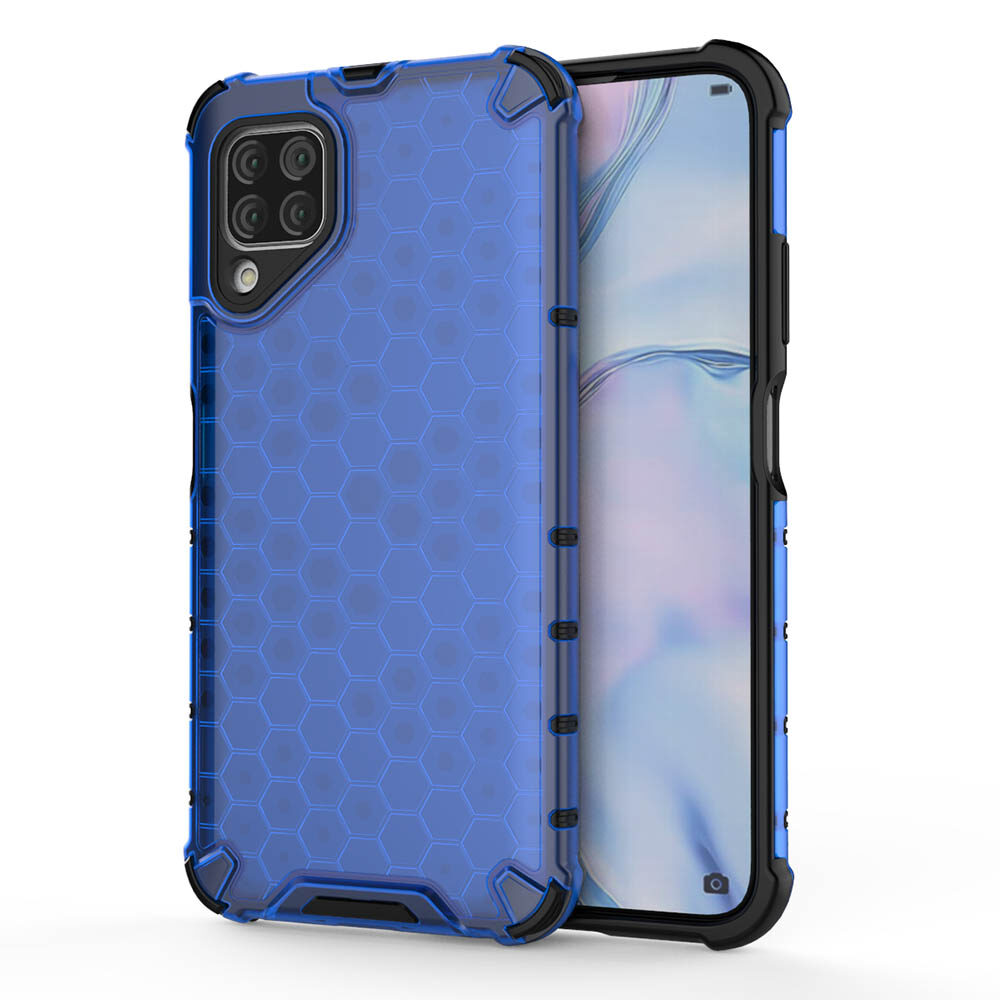 For huawei nova 6se/p40 lite/nova 7i phone case,luxury honeycomb armor tpu+pc shockproof back cover