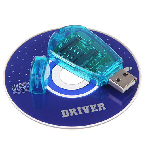 tanjiaxun USB Cellphone Standard SIM Card Reader Copy Cloner Writer SMS Backup GSM/CDMA+CD