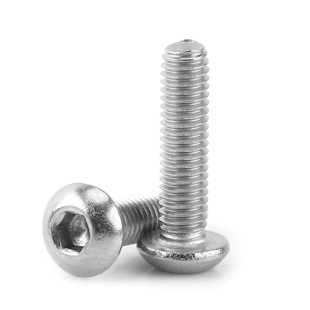 230 Cái Ốc Vít Đầu Nút Lục Giác SS304 Thép Không Gỉ M3 Bu Lông Và Đai Ốc, Có Hộp