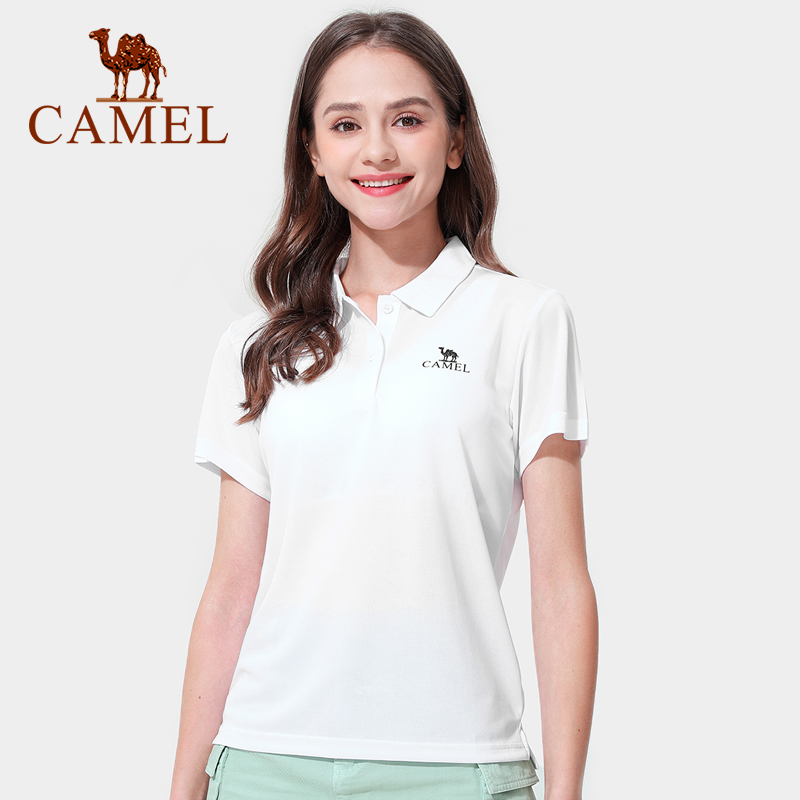 Cameljeans Women s T shirt Summer Wear Polo Shirt for Women Cool Ice Silk