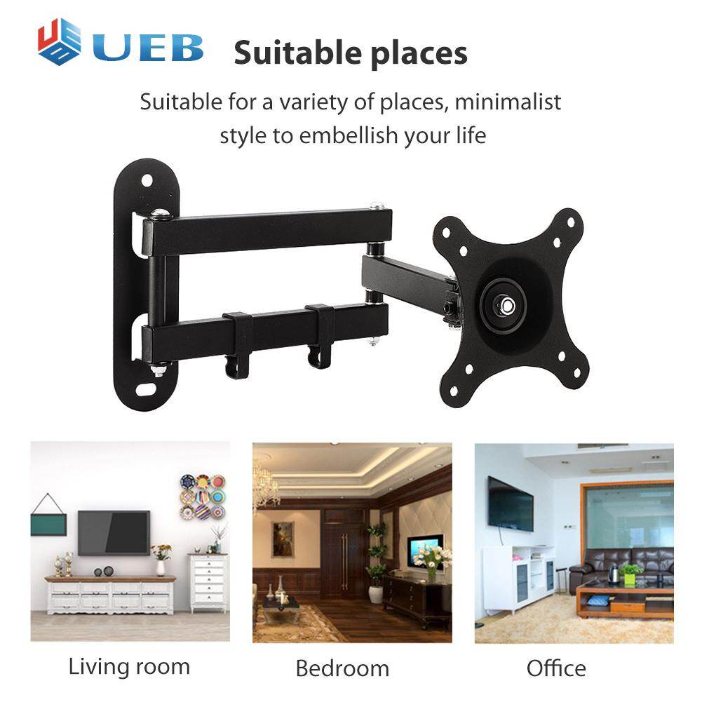 Practical Telescopic Wall Mounting Bracket 3-Axis 3-Arm Bracket for Amazon Echo Show 15