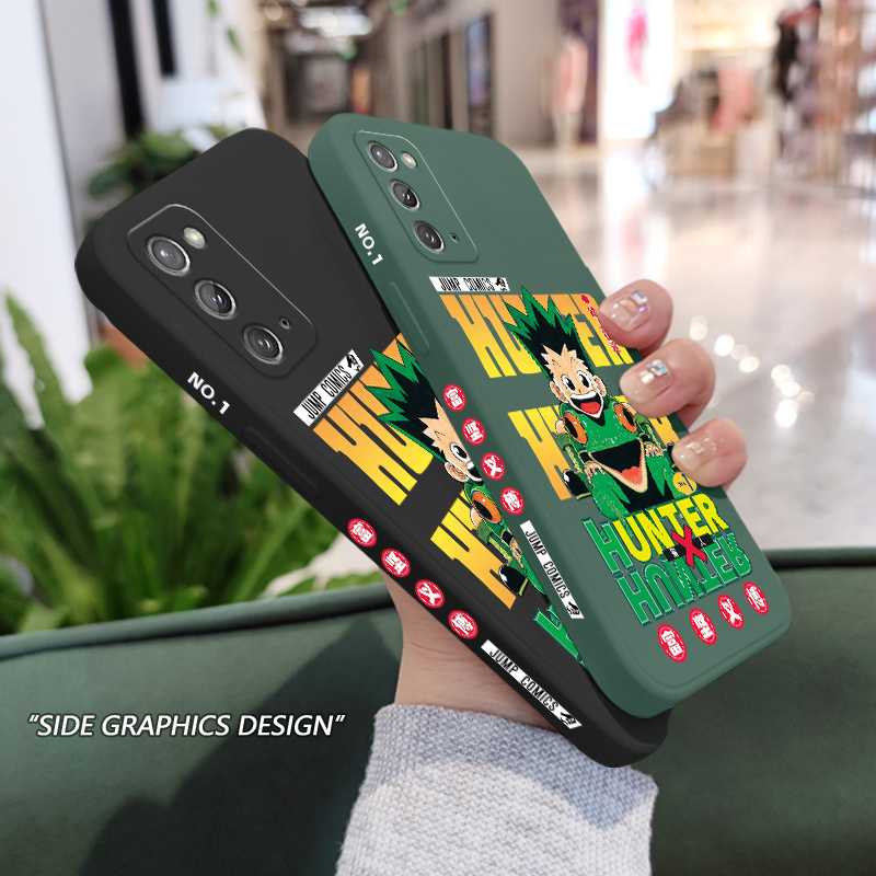 Frog Hunter Phone Case For Samsung Galaxy Note 20 Ultra 10 Plus 9 Liquid Silicone Side Pattern