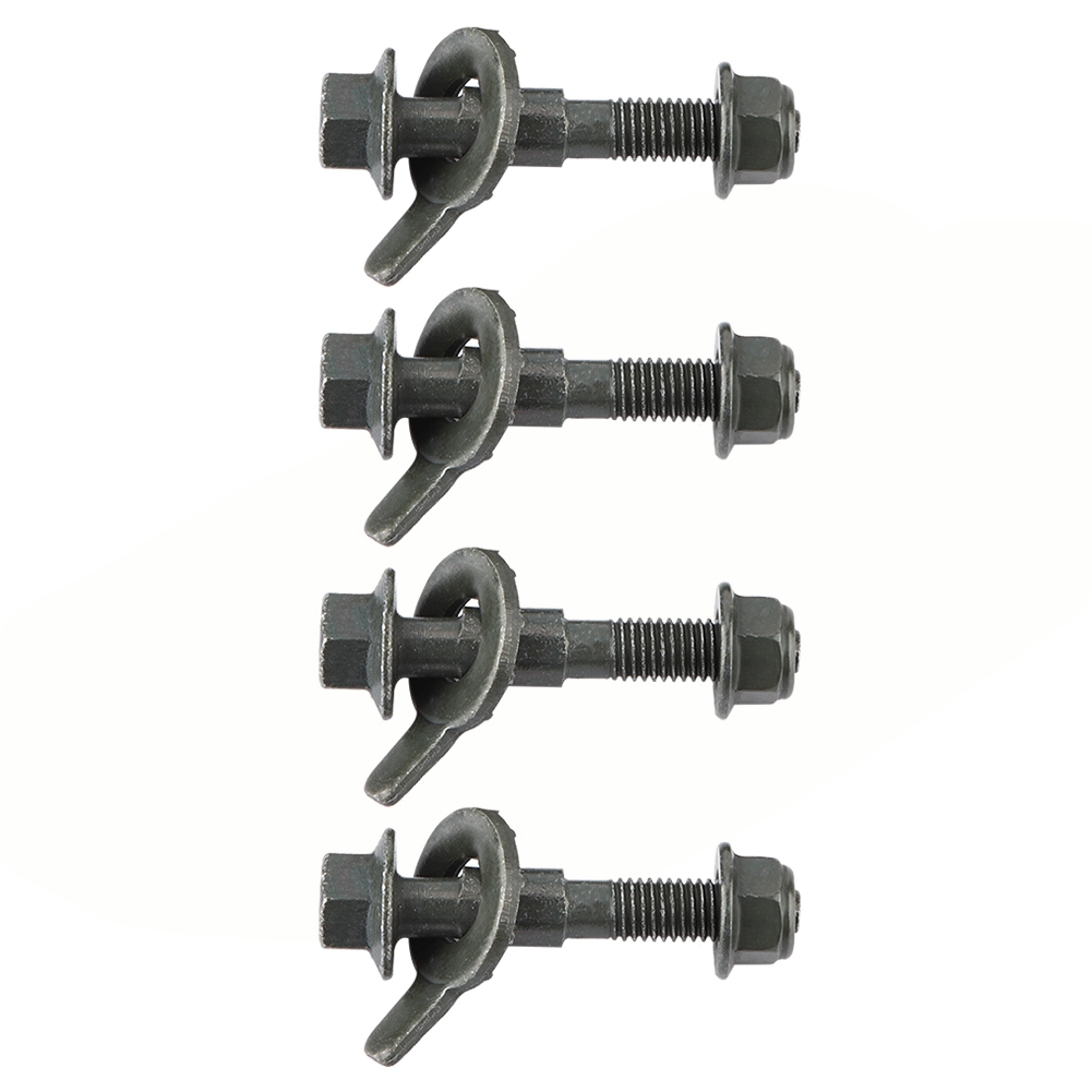 Sweatbuy Bộ 5 Cái Camber Điều Chỉnh Căn Chỉnh Bốn Bánh Bằng Thép Tự Động Cho Xe Hơi 12Mm Bu Lông Cam