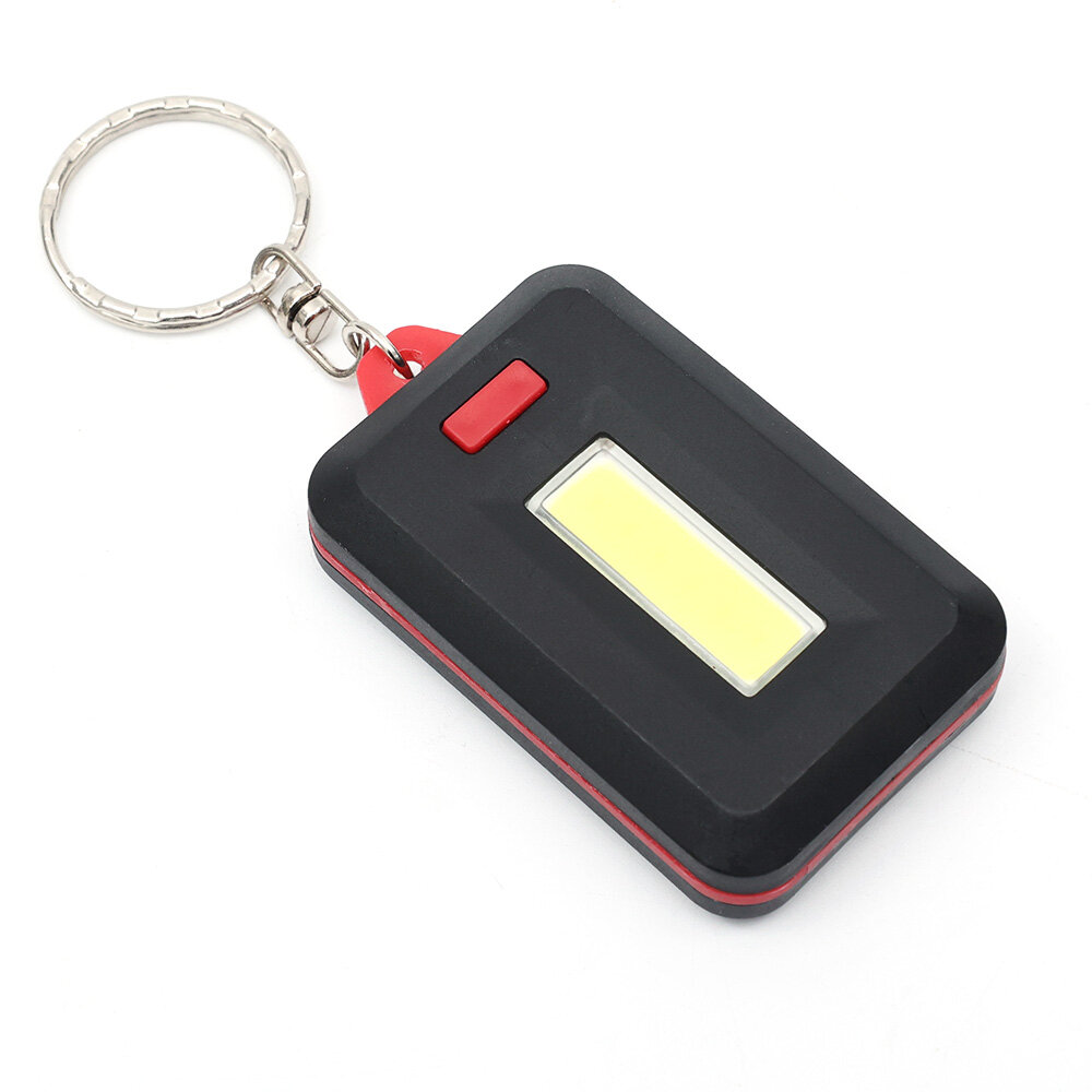 Multifunctional Portable Mini COB Keychain Light Flashlight for Outdoor Hiking Camping Keychain Torch Night Lamp
