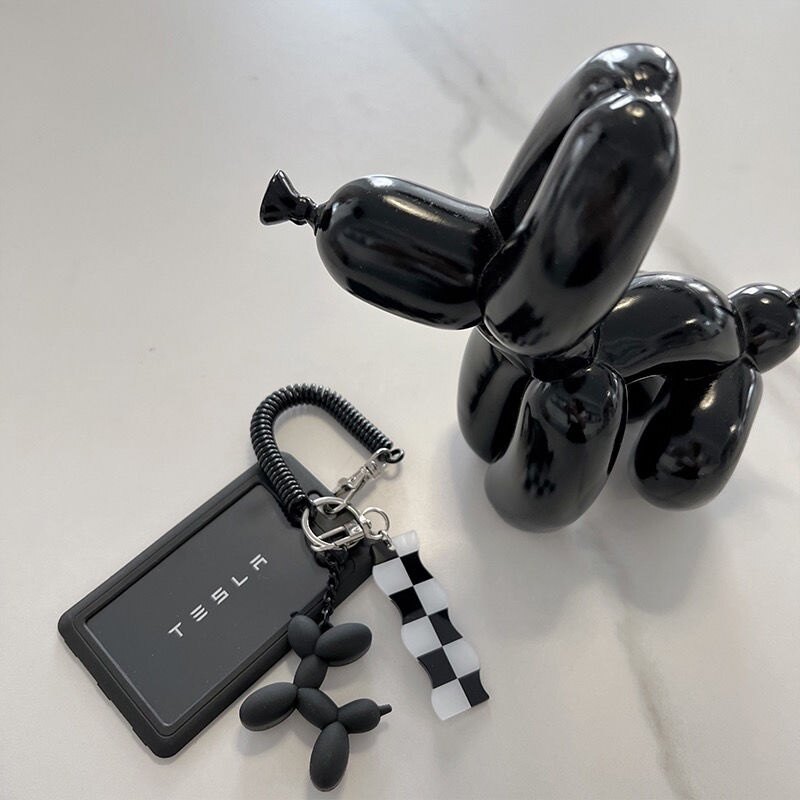 Small fresh card cover keychain protection hit Instagram style card cover double-sided card bus card ID card students access campus meal card holder