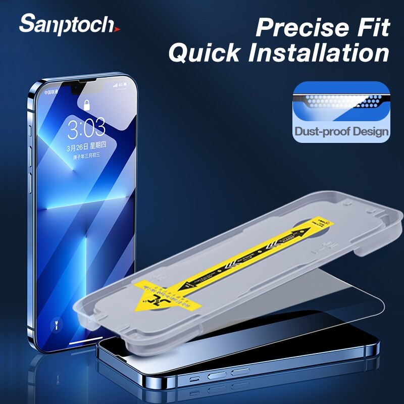 Acquista 4 Pezzi Di Vetro Protettivo Temperato Flim Per IPhone 14 13 12 11 Pro Max Mini Protezione Dello Schermo Per IPhone 14 Plus X XR XS 7 8 6 5 SE 2 Vetro In Italia A Partire Da 3.53 - Foto 2