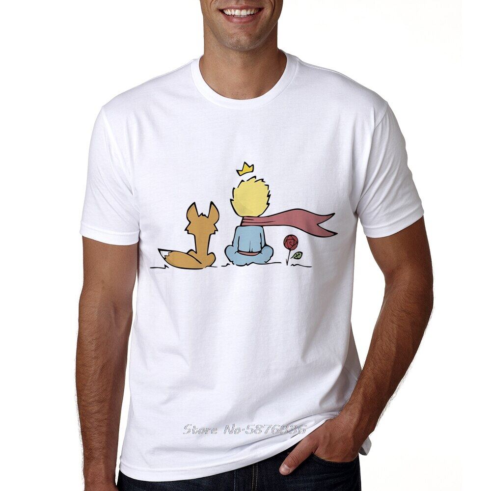 Men The Little Prince Shirt Summer Funny T shirt Short Sleeve O neck The Little Prince Tshirt Male Cool Cartoon Tops Tees|T-Shirts| - AliExpress
