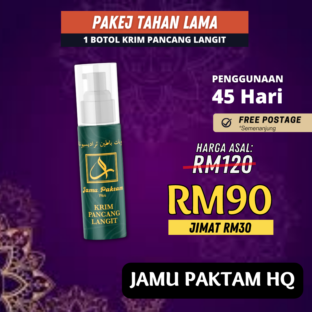 VIRAL Jamu Paktam Original & Krim Pancang Langit | Lazada