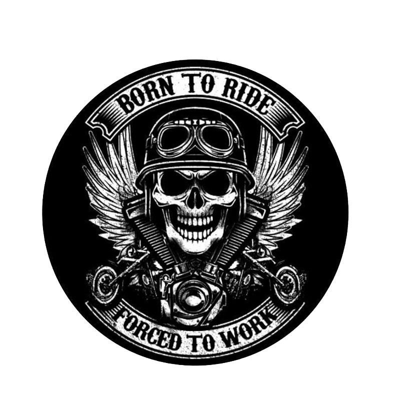 Car Sticker Skull Pattern Reflective Ghost Rider Personality Motorcycle Sticker