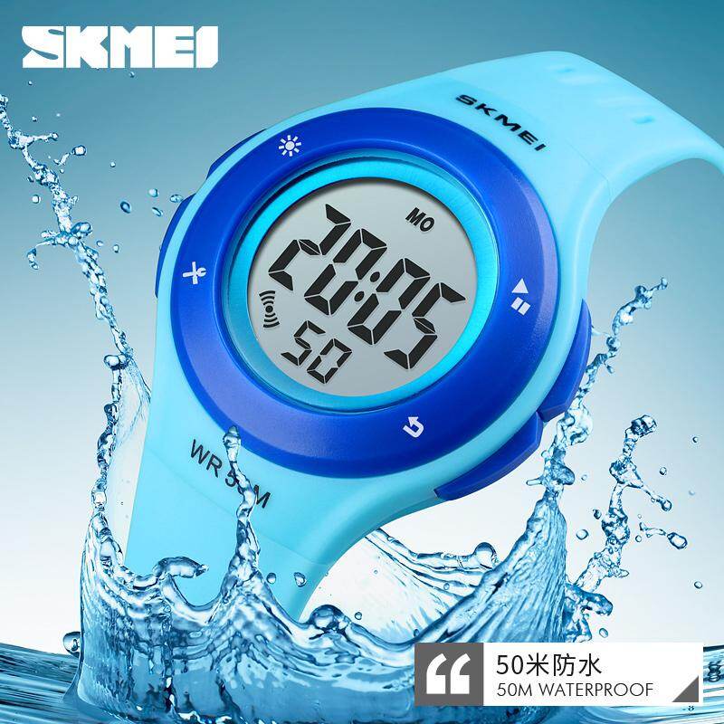 SKMEI New Fashion Children Watches Digital Waterproof Watch Multi-function Alarm LED Kids Casual Sport Wristwatches 1455