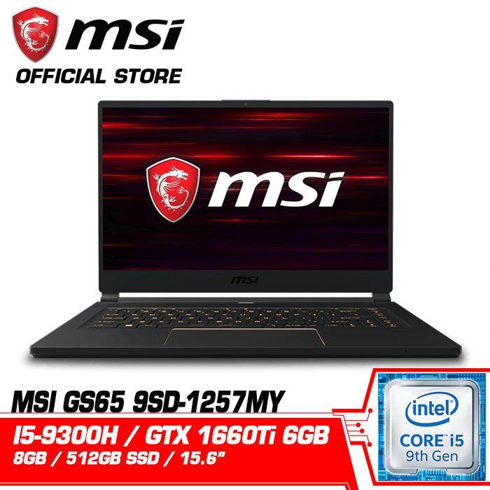 MSI GS65 9SD 1257MY (NVIDIA GeForce® GTX 1660 Ti) Malaysia