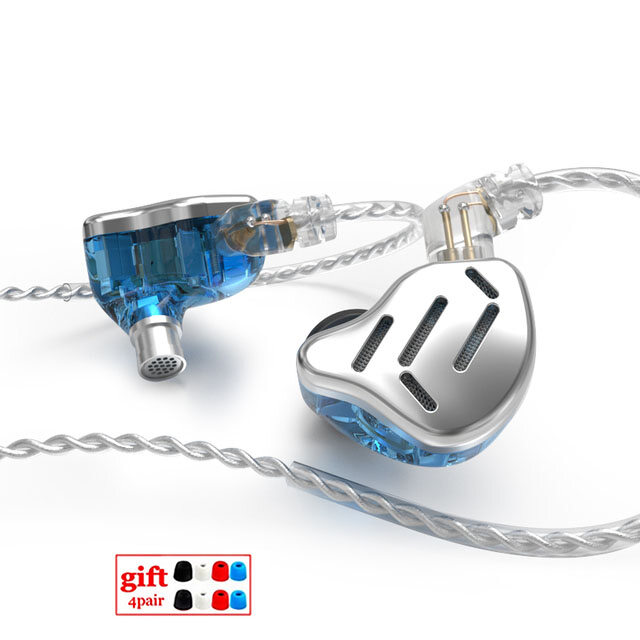Kz zax 7ba 1dd 16 unit hybrid in-ear earphones metal hifi headset music sport kz zsx zs10 pro as12 as16 ca16 c10 pro vx ba8 dm7