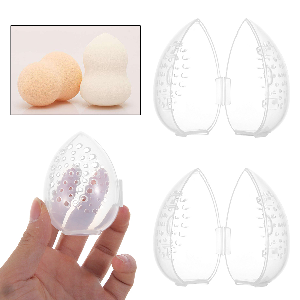 Hộp đựng mút trang điểm hình quả trứng chống ẩm chống nấm mốc tiện dụng cầm tay