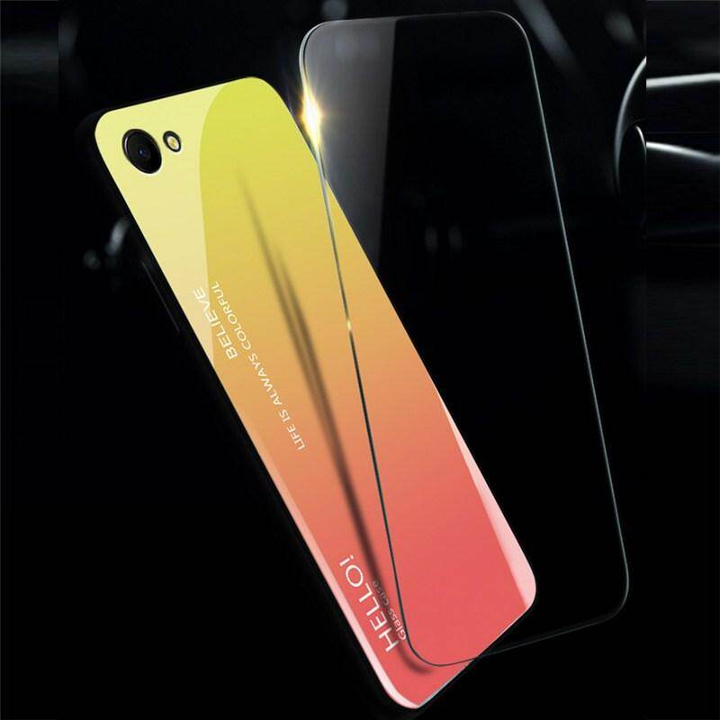 Zeallion Cho [OPPO A83 A7/A5S A5/A3S A7X A9 2020] Ốp Lưng Kính Cường Lực Gradient Ốp Bảo Vệ Điện Thoại