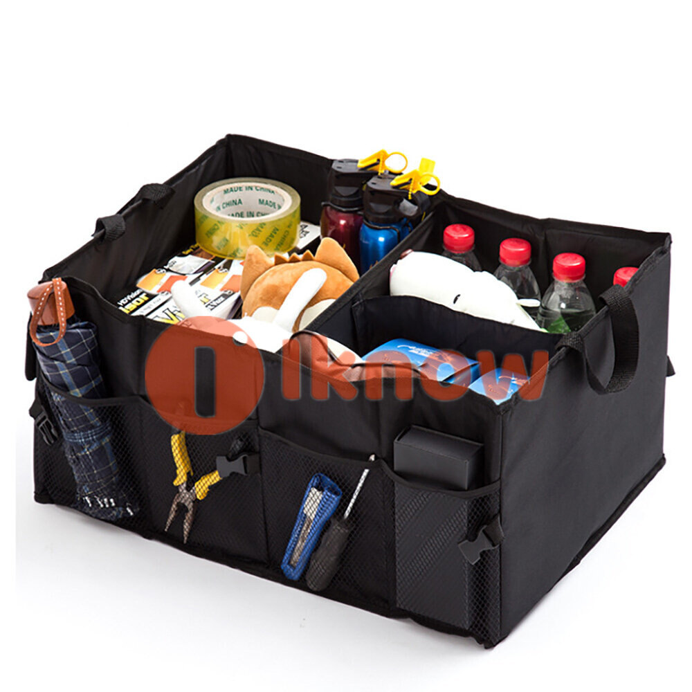 I know 2000L Car Storage Box Black Foldable Bit Capacity Car Storage Organizer Car Boot Organizer Large Carpet Storage Bag Tools Travel Tidy Hook Loop Storage bag Car Trunk Organizer Storage Box Bag Foldable Soft Felt Auto Car Boot Organizer Travel Bag