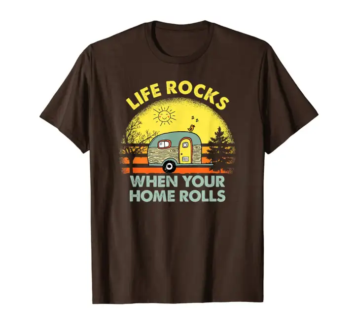 funny camping shirts