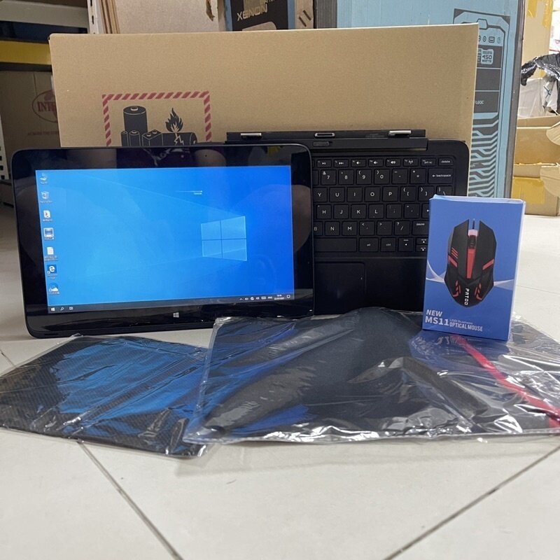HP Pro X2 Touch Screen Tablet + Keyboard - Intel I5-4202Y 4GB DDR3 Ram 128GB SSD 12.5 Window Laptop 2 in 1 I5 4th Gen Malaysia