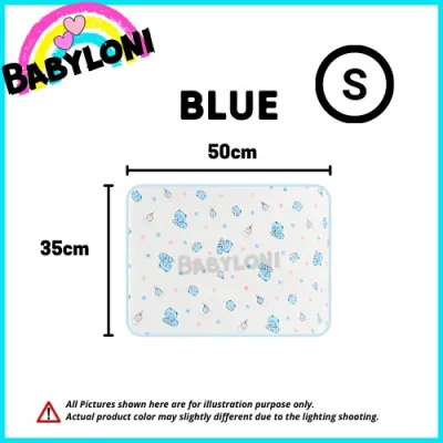 ⭐Babyloni Premium Washable Diaper Changing Mat Waterproof Mattress Bedsheet Pelapik Kalis Air Pad ap Urine pad