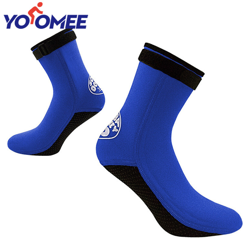 Yoomee 3mm Neoprene Diving Socks Premium Water Fin Socks for Beach Swim Surf Yoga Exercise Sand Activities