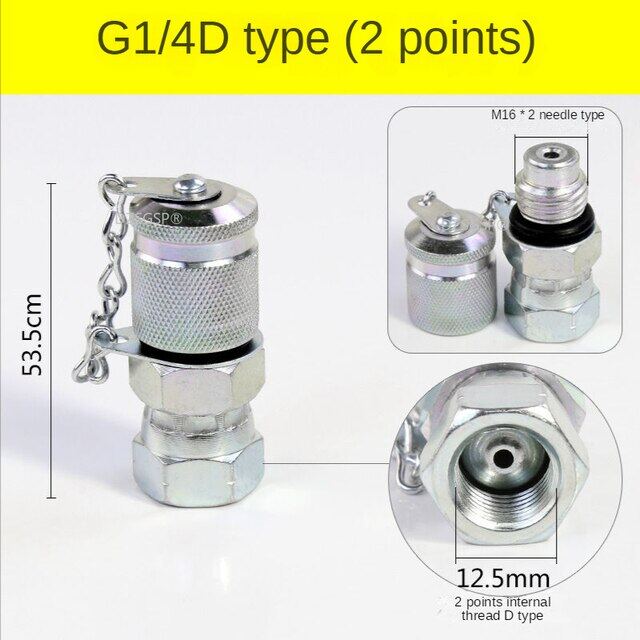 High Pressure Oil Pipe Pressure Measuring Joint Hydraulic System Test