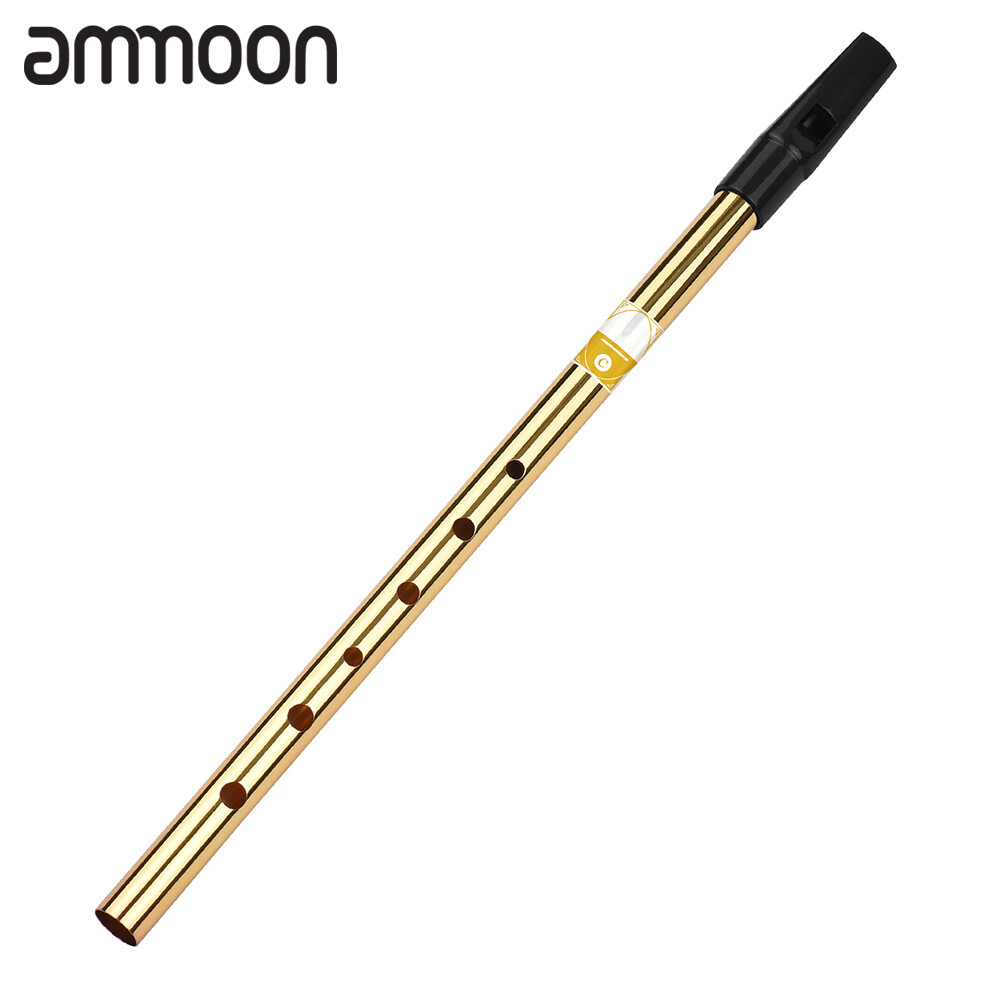 [ammoon]Irish Whistle Flute Key of 6 Holes Flute Wind Musical Instruments for Beginners Intermediates Experts