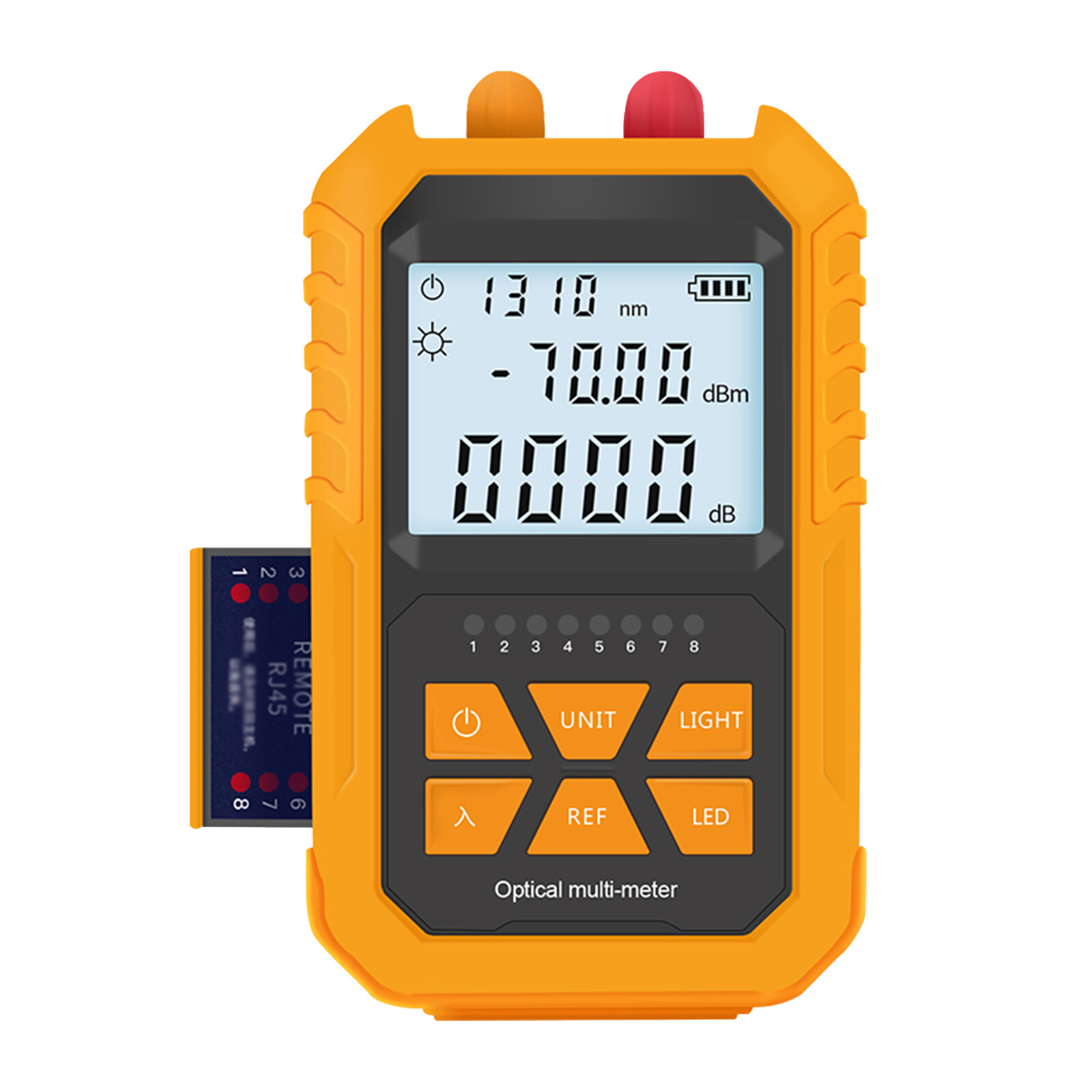 Máy Đo Tín Hiệu Quang Cầm Tay BO YIN Với Đèn Đỏ 5Km-70 ~ + 3dBm Máy Kiểm Tra Công Suất Quang Mini Kiểm Tra Cáp Mạng Máy Đo Công Suất Ánh Sáng Kỹ Thuật Số Cầm Tay Với 7 Bước Sóng Quang Tùy Chọn