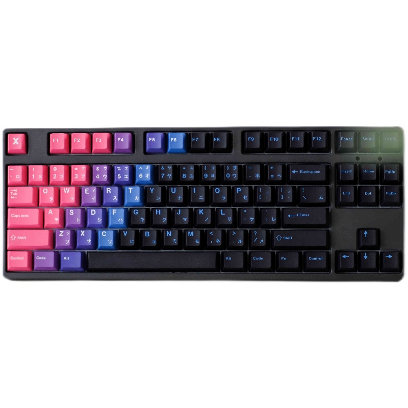 【Keycap Only】Gradient Keycaps PBT Dye Sublimation Keycap for Mechanical Keyboard Cherry mx Switch Key Caps 129 keys