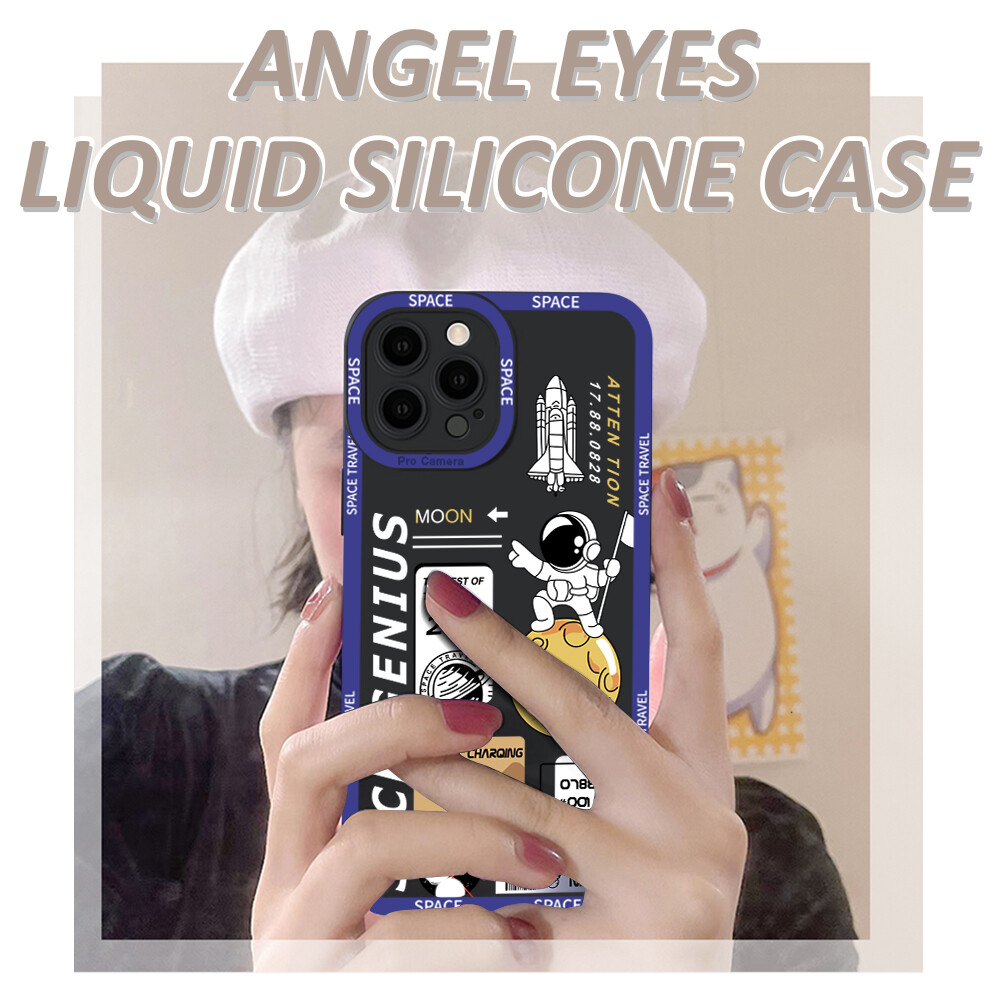 UCUC Case For Xiaomi Redmi Note 7 Note7 Pro Note 8 Pro redmi note8 Phone Case Cartoon Space Astronaut Soft Rubber Cellphone New Full Cover Camera Protection Shockproof Case