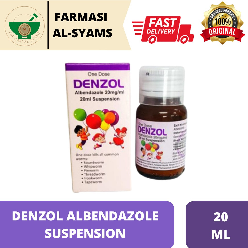 Denzol Albendazole 20mgml Suspension 20ml Lazada