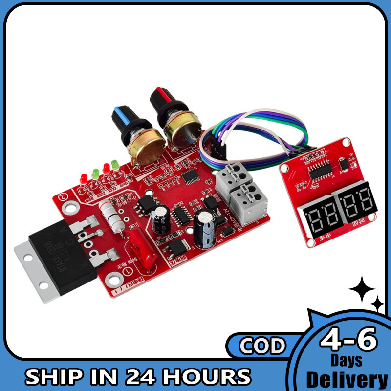Ny-d01 Spot Welders Control Board 100A/40A Digital Display Spot Welding Time Current Controller Panel Diy Parts