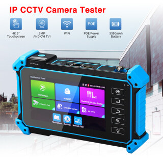 Thiết Bị Kiểm Tra Camera IPC 5 Inch 8MP AHD CVI TVI CVBS Màn Hình Analog Kiểm Tra LCD 4K H.265 thumbnail