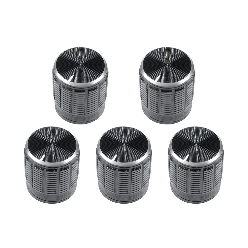Original Aideepen 5/10PCS Volume Control Rotary Knobs For 6mm Dia Knurled Shaft Potentiometer