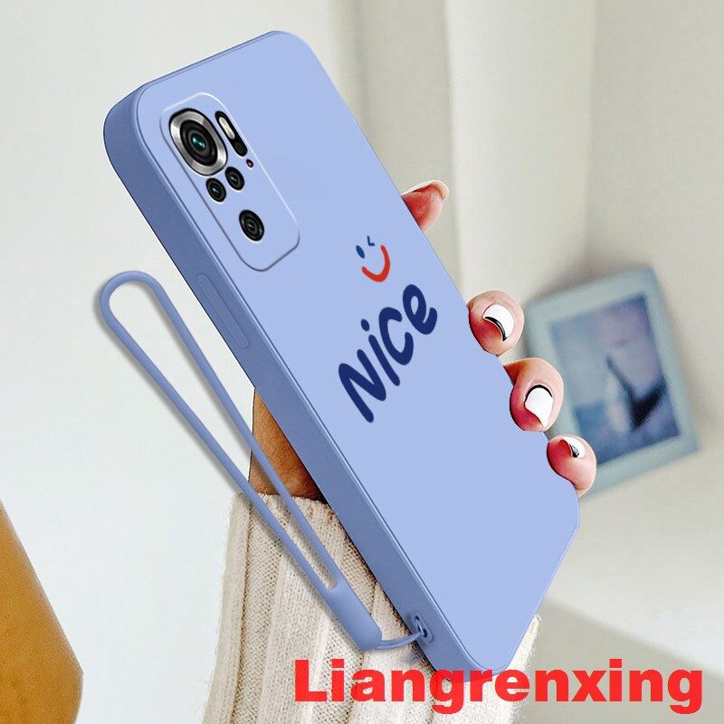 ốp lưng ốp lưng Vỏ Redmi Note 10 4g Xiaomi Redmi Note Redmi Note 10S Redmi Note 10 Pro 4G Vỏ điện thoại softcase Silicone lỏng bảo vệ mịn vỏ Cản Sốc chống sốc thiết kế mới ytnc01 viền vuông cute đẹp viền vuông cute