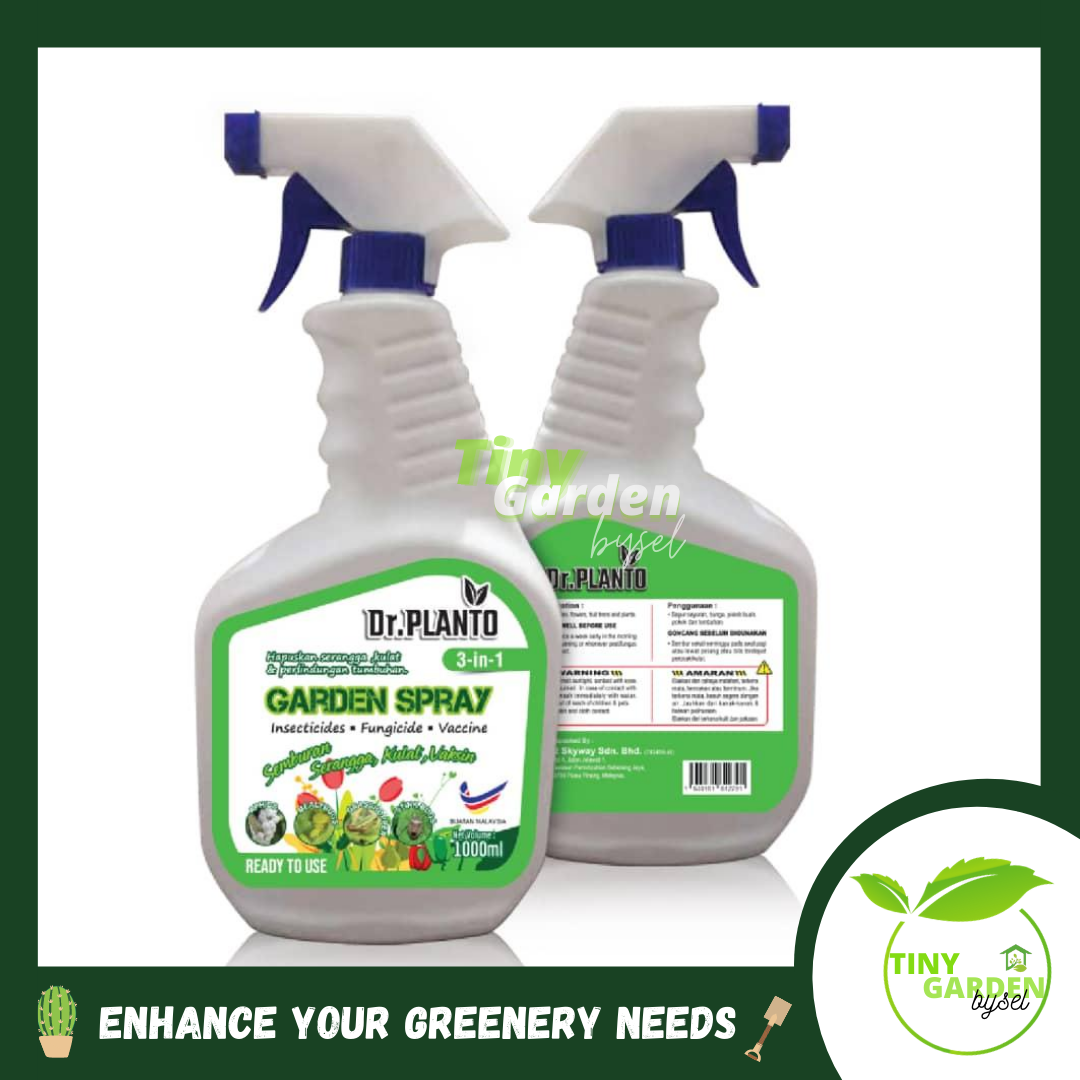 Dr. Planto 3in1 Garden Spray 1000ml Insecticide+Fungicides | Lazada