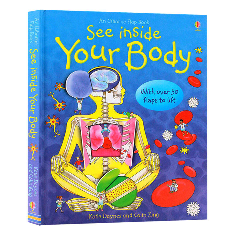 Usborne See Inside Your Body Children S Popular Science Picture Book look-inside-your-body-step-inside-your-body-bundle-2-books